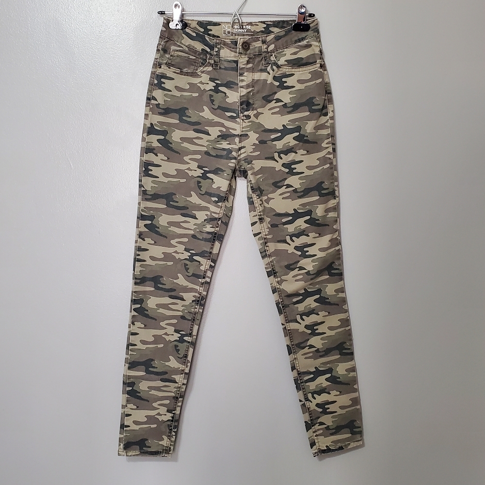 5/$25 NOBO Camouflage High Rise Skinny Women Jeans Size 5
